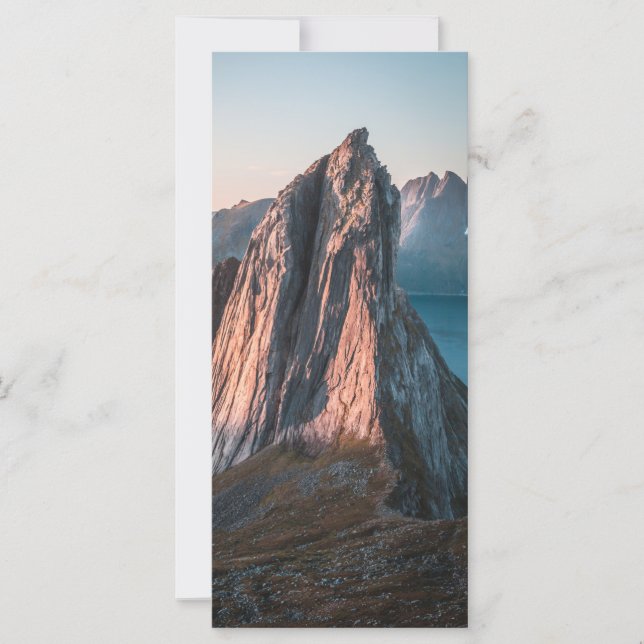 Epic Mountain Norwegen Landscape Foto Karte (Vorderseite)