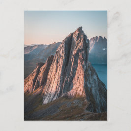 Epic Mountain Norwegen Landscape Foto Postkarte