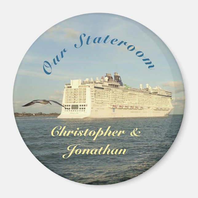 Epic Pursuit Personalisiert Stateroom Door Marker Magnet (Vorne)