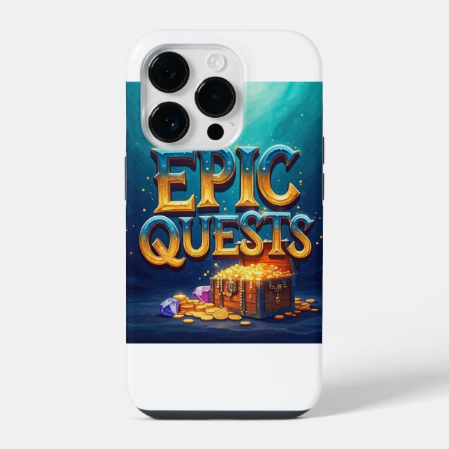 Epic Quests iPhone 14 Pro Hülle (Rückseite)