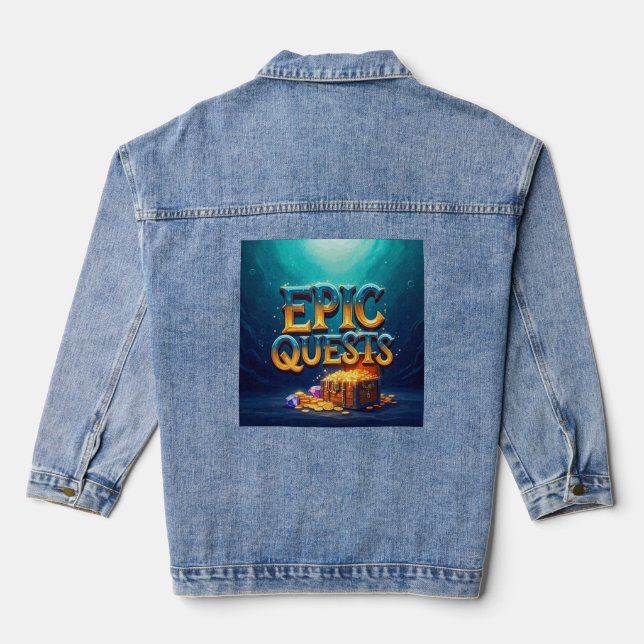 Epic Quests Jeansjacke (Rückseite)