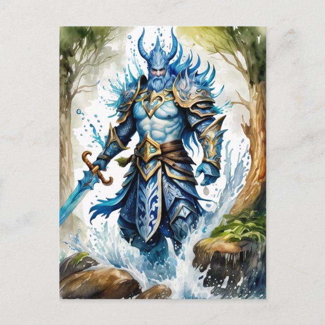 Epic RPG Knight Postkarte (Vorderseite)