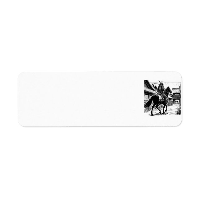 Epic Samurai Rider Manga Art Print (Vorne)