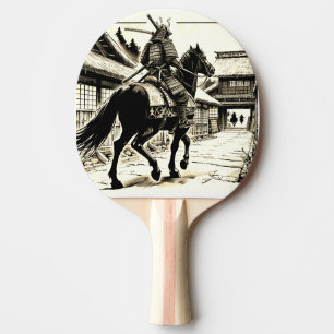 Epic Samurai Rider Manga Art Print Tischtennis Schläger