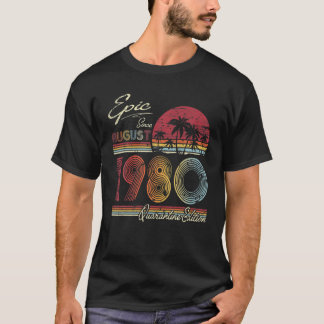 Epic Seit August 1980 41 Jahre 41St Quarantine Bi T-Shirt