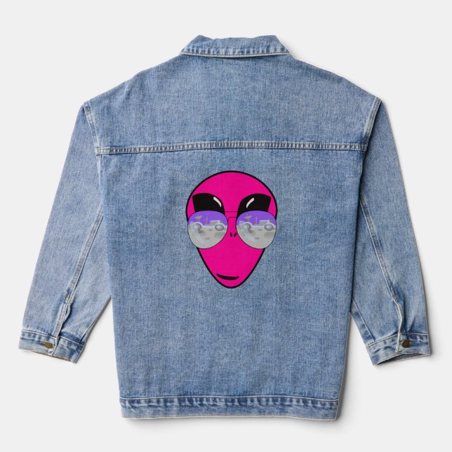 Epic Shades Alien Head Cool Pink Art (Verso)