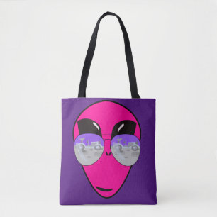 Epic Shades Alien Head Fun Cartoon Tasche