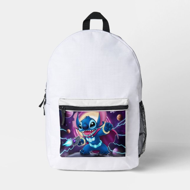 Epic Stitch - Kosmischer Held Bedruckter Rucksack (Vorderseite)
