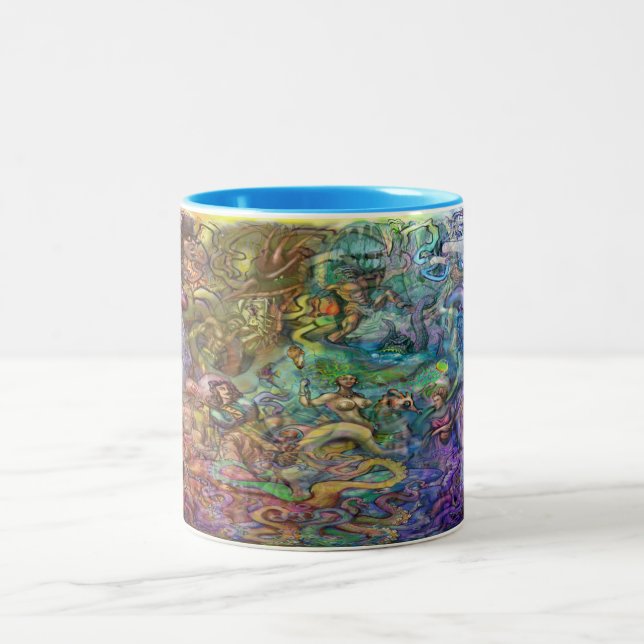 Epic Story Mug de café à deux tons (Centre)