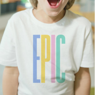 EPIC - T-shirt garçon avec couleur Texte   DP7Art