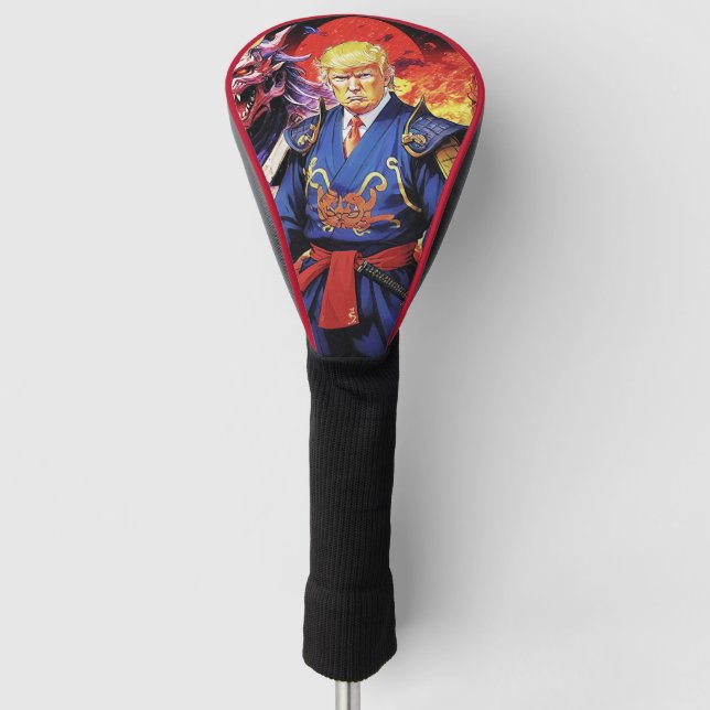 Epic Trump Samurai Anime Golf Headcover (Vorderseite)