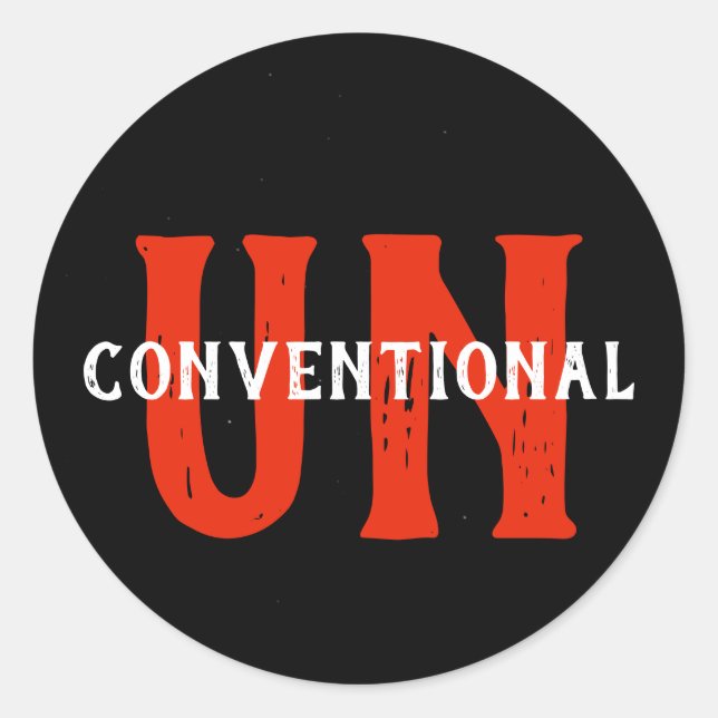 Epic UN-konventioneller Aufkleber (Vorderseite)