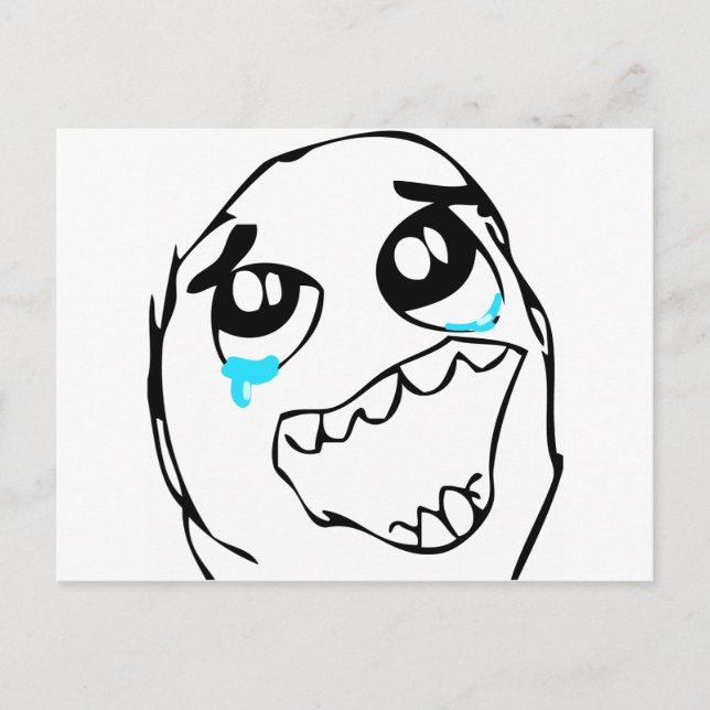 Epic Win Postkarte (Vorderseite)