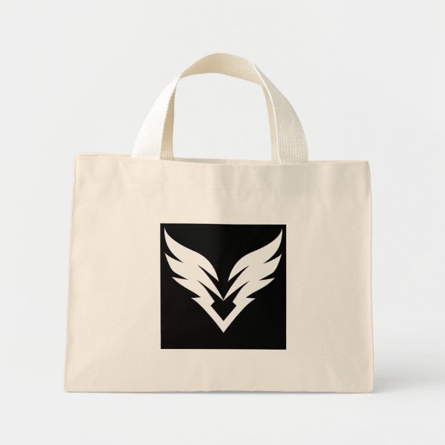 "Epic Wings" Tote Bag Mini Stoffbeutel (Vorne)