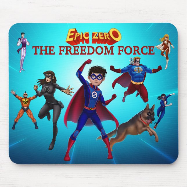 Epic Zero Freedom Force Poster Mousepad (Vorne)