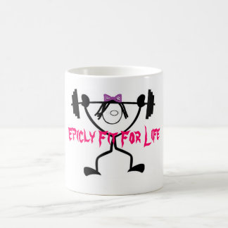 Epicly geeignete Gewichts-Anhebendame Mugs Kaffeetasse