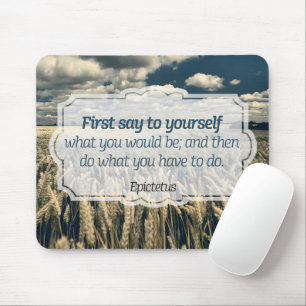 Epictetus "Do it" Inspirationsquelle Mousepad