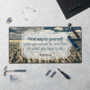 Epictetus "Do it" Inspirationsquelle Schreibtischunterlage