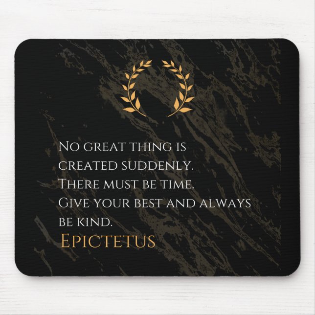 Epictetus Rezept für Gräueltaten Mousepad (Vorne)