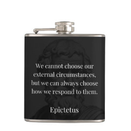 Epictetus Weisheit: Ermächtigung durch Reaktion Flachmann
