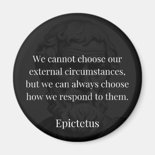 Epictetus Weisheit: Ermächtigung durch Reaktion Magnet