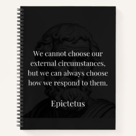 Epictetus Weisheit: Ermächtigung durch Reaktion Notizbuch