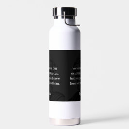 Epictetus Weisheit: Ermächtigung durch Reaktion Trinkflasche