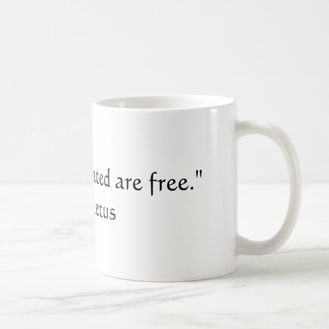 Epictetus Zitat Kaffeetasse (Rechts)
