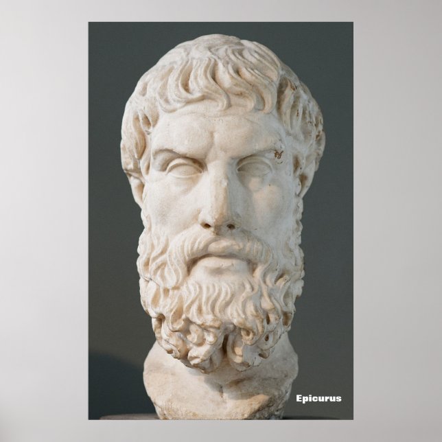 Epicurus / Griechischer Philosoph / Poster (Vorne)