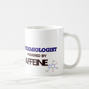 Epidemiologe angetrieben durch Koffein Kaffeetasse