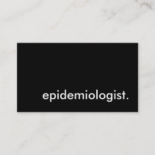 Epidemiologe. Visitenkarte