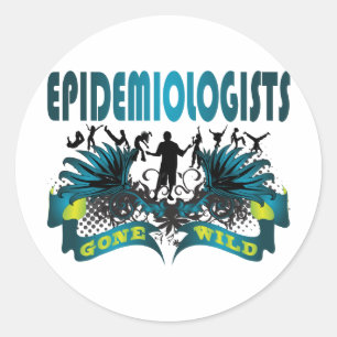 Epidemiologen Gone Wild Runder Aufkleber