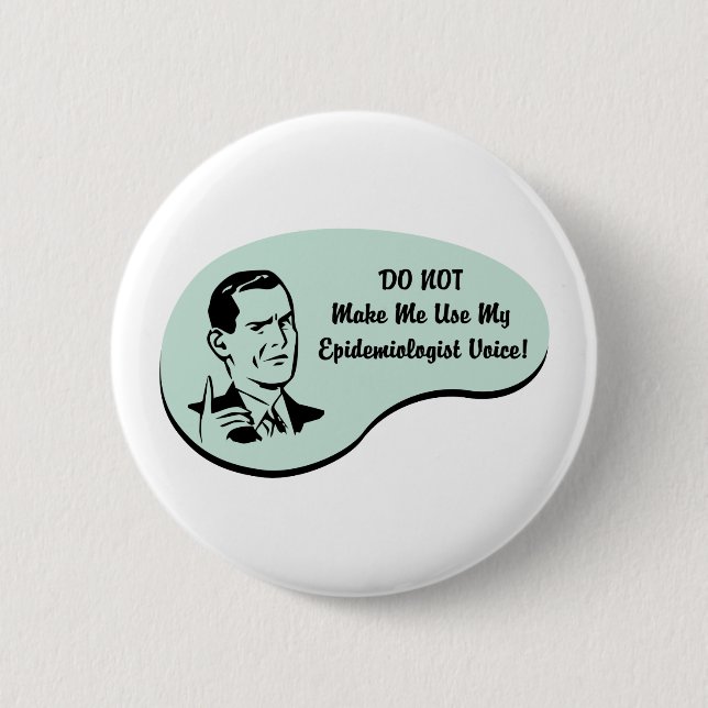 Epidemiologen-Stimme Button (Vorderseite)