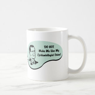 Epidemiologen-Stimme Kaffeetasse