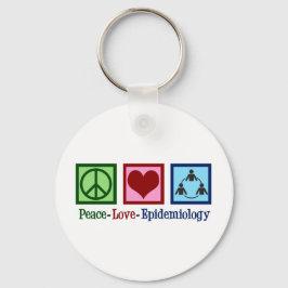 Epidemiologin Peace Liebe Epidemiology Schlüsselanhänger