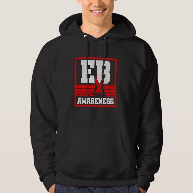 Epidermolysis Bullosa Butterfly Children Eb Warrio Hoodie (Vorderseite)