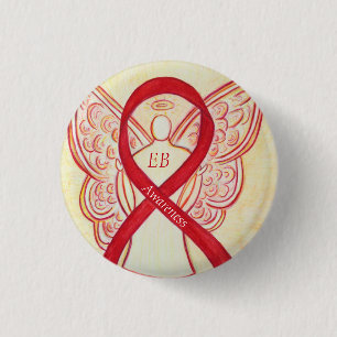 Epidermolysis Bullosa (EB) Awareness Ribbon Button