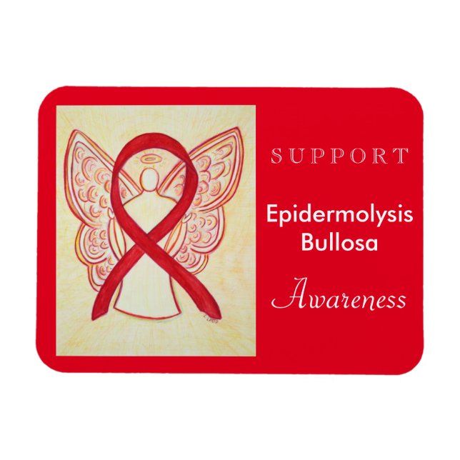 Epidermolysis Bullosa (EB) Awareness Ribbon Magnet (Horizontal)