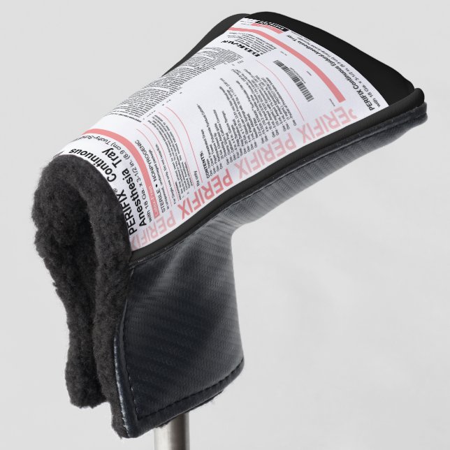 Epidural-Set-Blatt Anästhesie  Golf Headcover (3/4 Vorderseite)