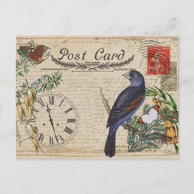 EPIHEMERE POSTKARTE IM VINTAGE-STIL (Vorderseite)
