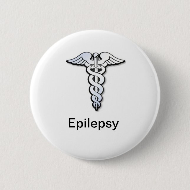 Epilepsie-Abzeichen Button (Vorderseite)