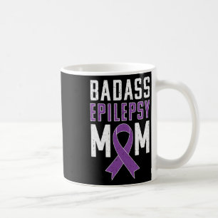 Epilepsie Awareness Bad Epilepsy Mama Lila Ribbon Kaffeetasse