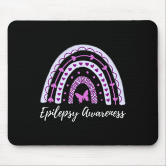 Epilepsie Awareness Boho Rainbow Mousepad