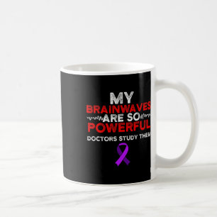 Epilepsie Awareness Brain Waves Epileptic Warrior Kaffeetasse