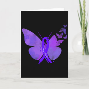Epilepsie Awareness Epilepsie Lila Schmetterlinge Karte