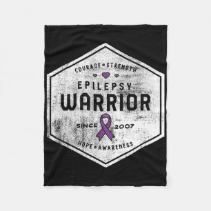 Epilepsie Awareness Epilepsy Warrior Seit 2007 Fleecedecke