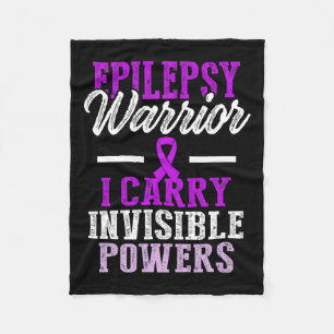 Epilepsie Awareness Epileptic Warrior Survivor 8 Fleecedecke