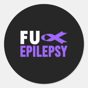 Epilepsie Awareness - Fu Epilepsie Awareness Epile Runder Aufkleber