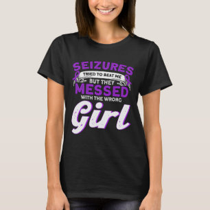 Epilepsie Awareness Krampfanfälle versuchten Epile T-Shirt