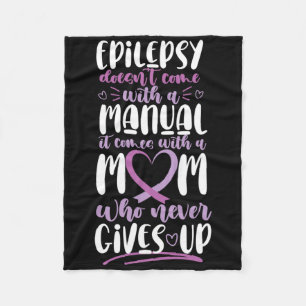 Epilepsie Awareness Mama kommt nicht mit einem Han Fleecedecke